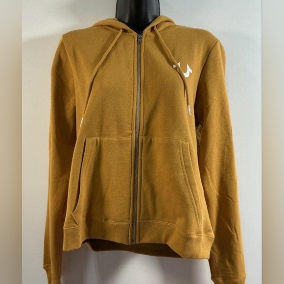 True Religion Women's Zip-Up Hoodie Size L NWT MSRP $119 - Picture 2 of 6